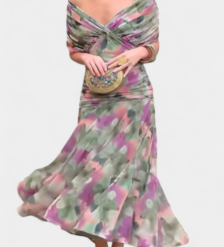 Luana - Elegantne V-dekoltee kleit