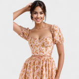 Valentina - Koralllilleline Kleid
