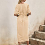 Caia - Midi Ümbrik Kleid