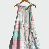 Pastellmustriga Kleid