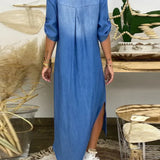 Ibiza - Denim Maxi Kleid