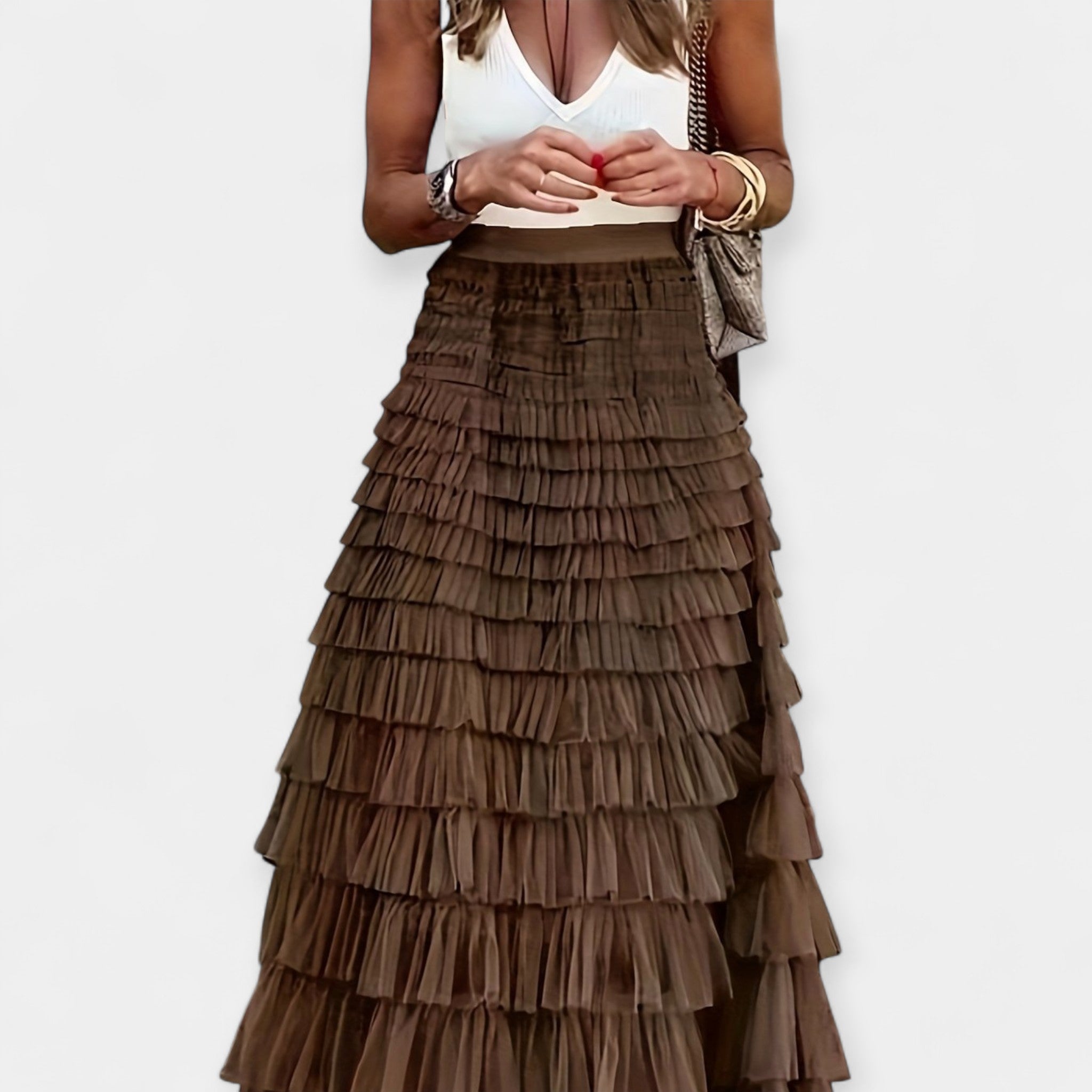 Satiinviimistlusega Boho seelik