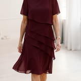 Lídia - Elegantne Mugavuse Ruffle Kleit
