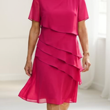 Lídia - Elegantne Mugavuse Ruffle Kleit