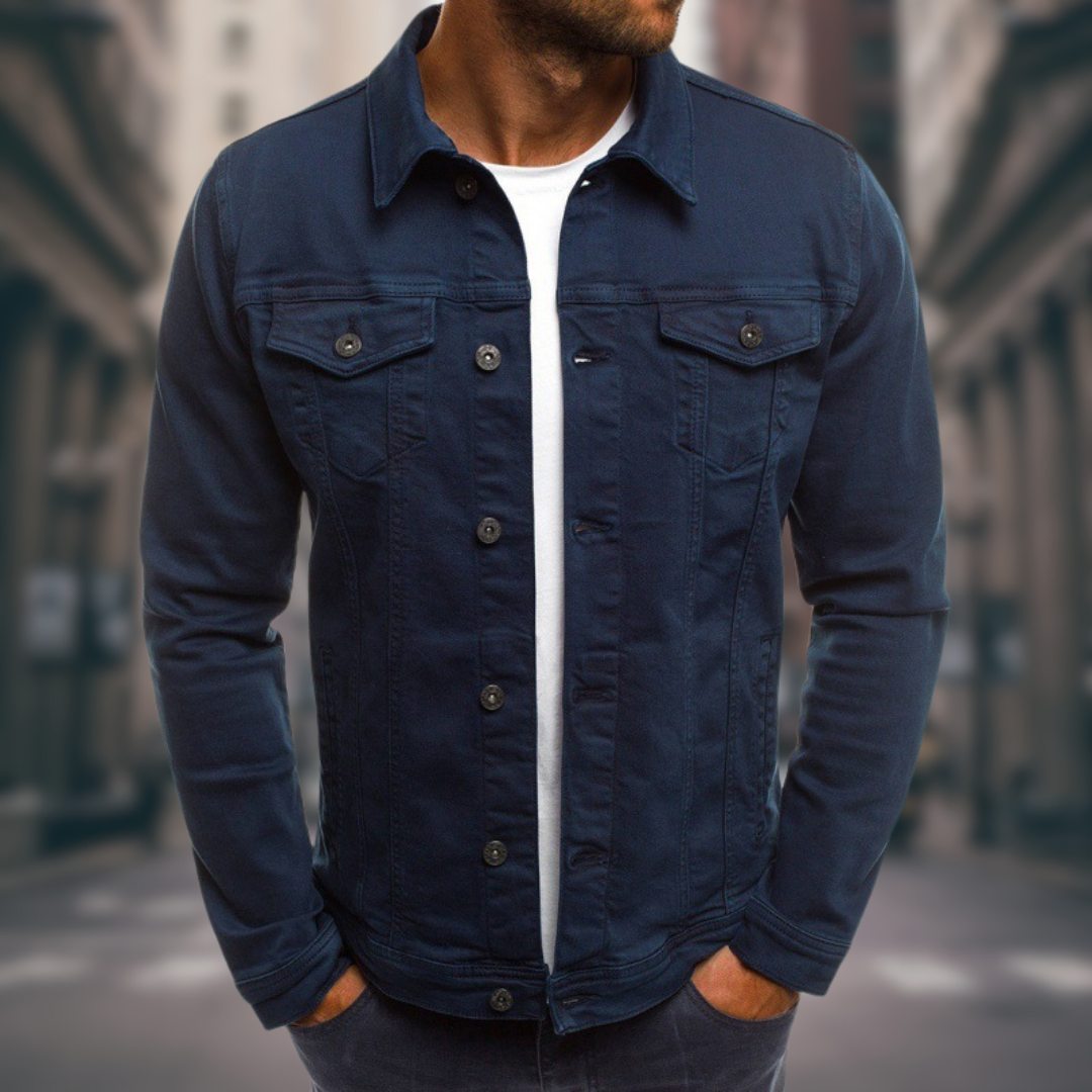 Artur - Kitsa Lõikega Denim Jakk