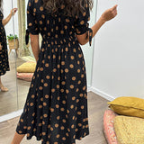 Mónica - Elegantne Täpiline Kleid