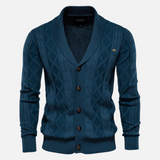 Francisco - Cardigan Argyle Pehme Segu