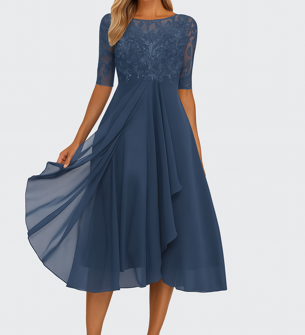 Valentina - Renda Kleit 3/4 Varrukatega