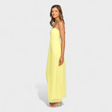 Flóssi - Kollane maxi kleit