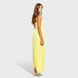 Flóssi - Kollane maxi kleit