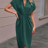 Caia - Midi Ümbrik Kleid