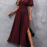 Eterna - Elegantne Must Maxi Kleid