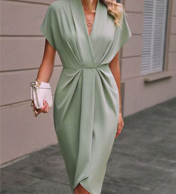 Caia - Midi Ümbrik Kleid
