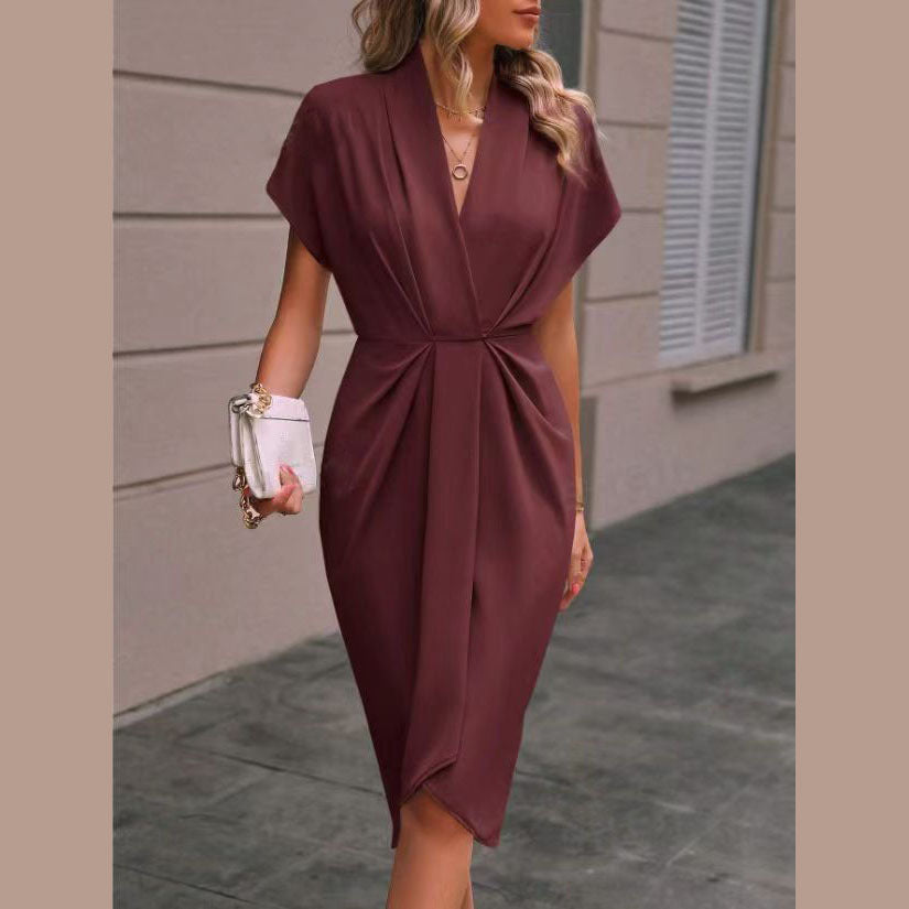 Caia - Midi Ümbrik Kleid