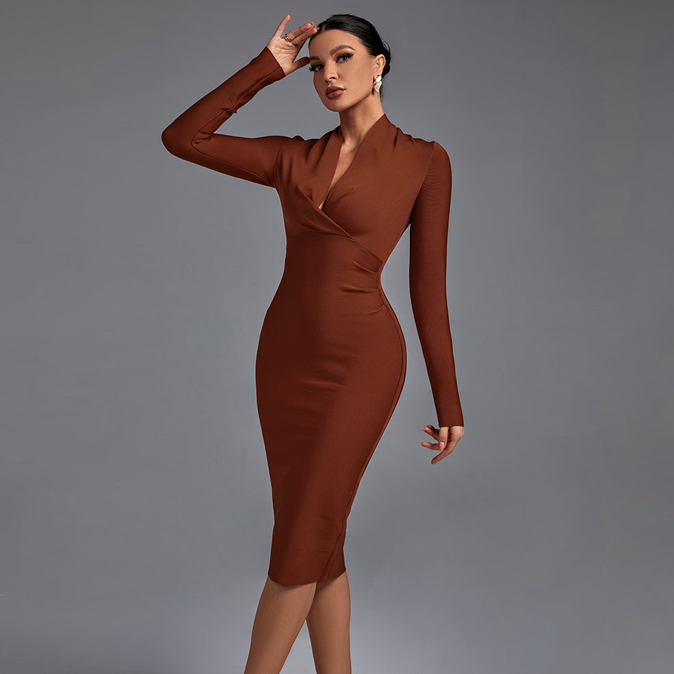 Samara - Pikkade Varrukatega Kleid