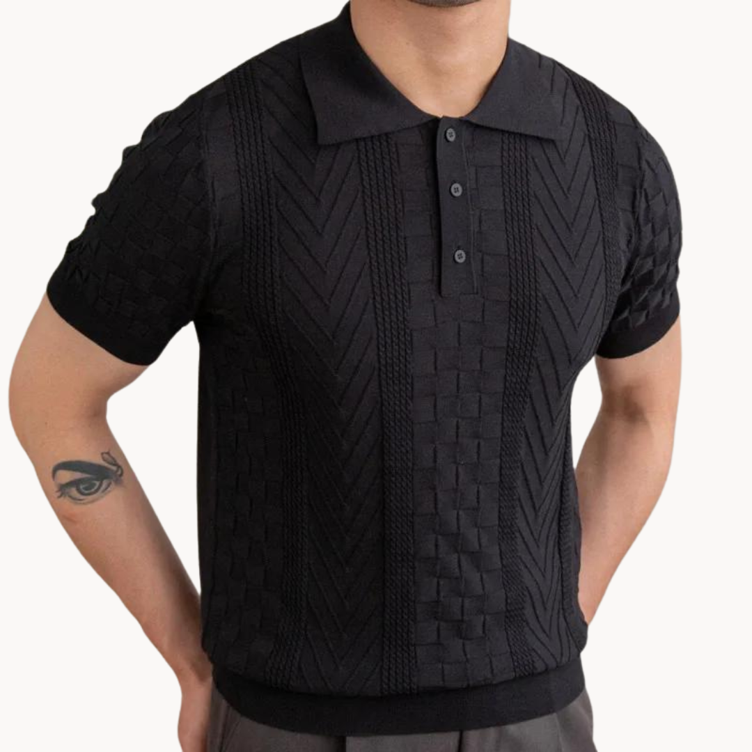 Polo - Tekstuuriga Jacquard