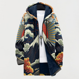 Hoodie päikesetõusu mustriga