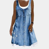 Pehme ja Elegantne Denim Kleid