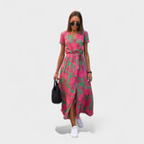 Roosa Liilia - Boho Chic Kleit