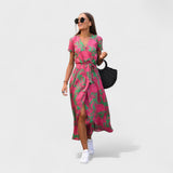 Roosa Liilia - Boho Chic Kleid