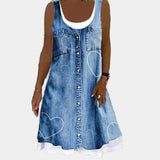 Pehme ja Elegantne Denim Kleid