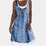 Pehme ja Elegantne Denim Kleid