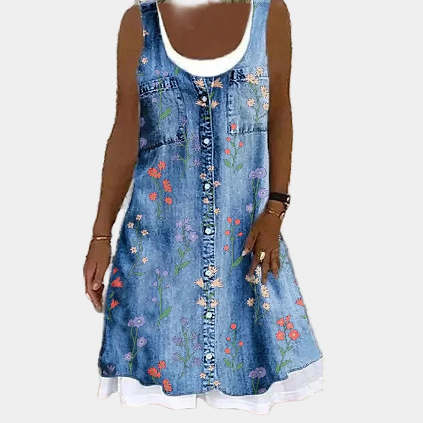 Pehme ja Elegantne Denim Kleid