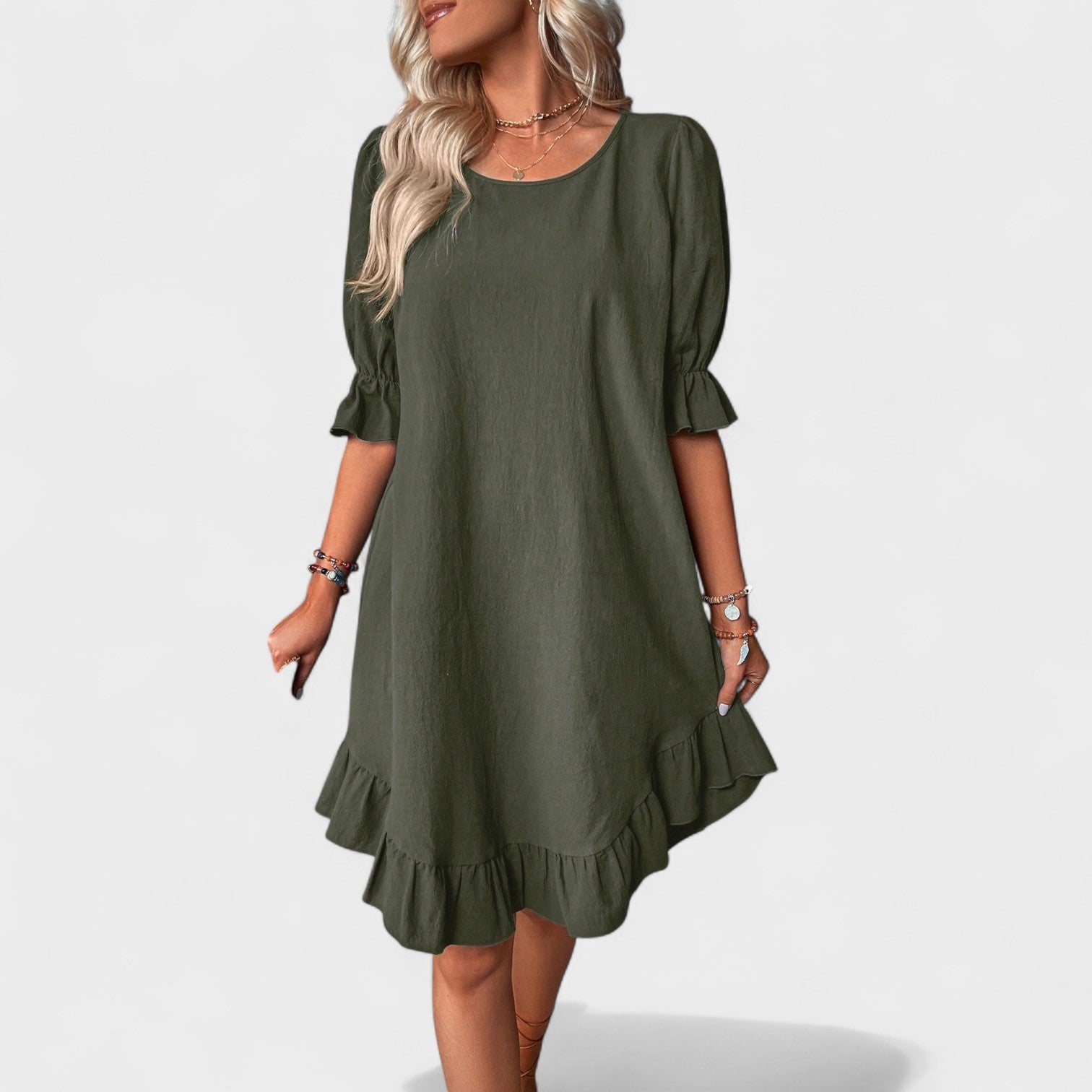Sassa - Casual kleit volangidega