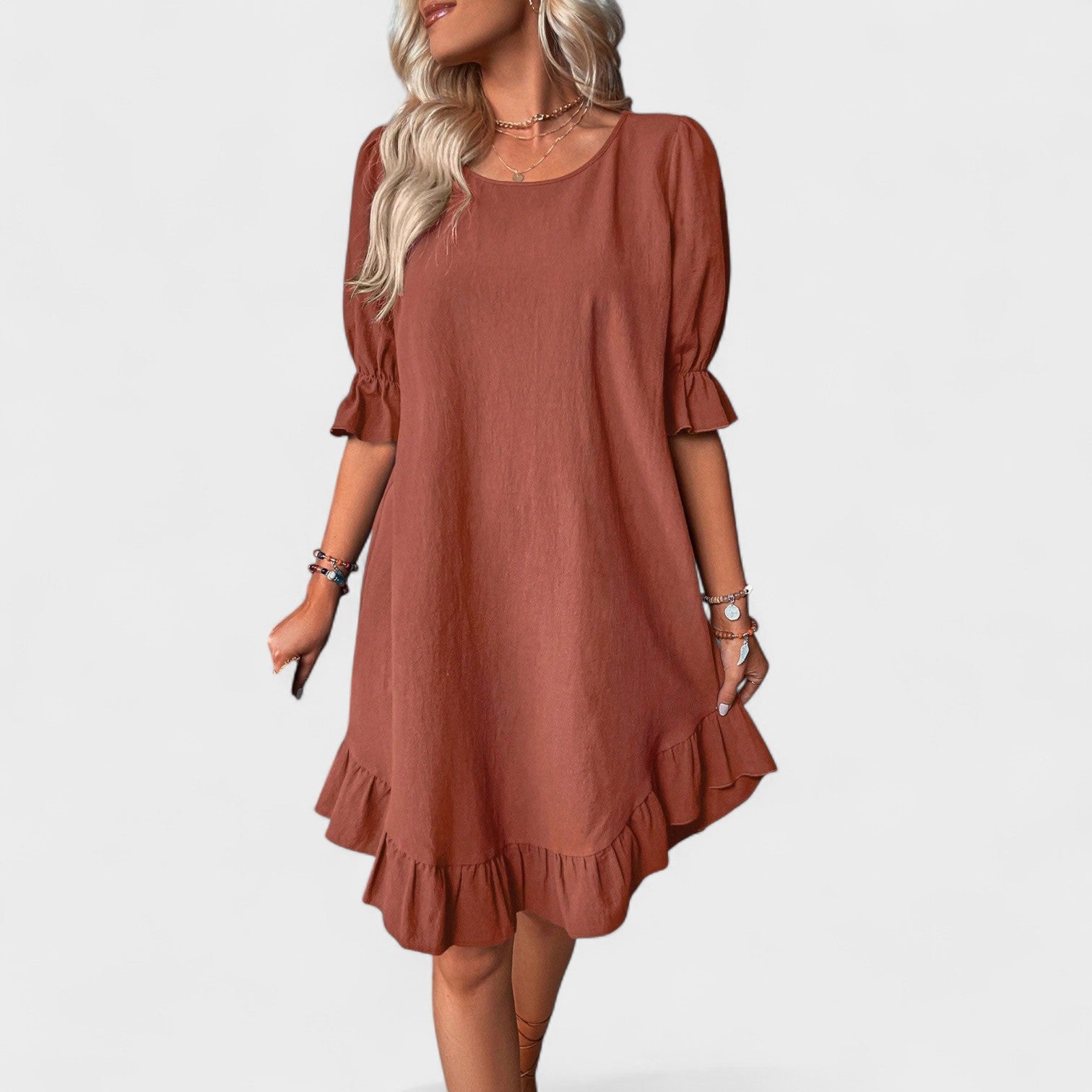 Sassa - Casual kleit volangidega