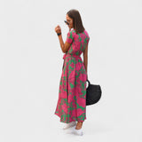 Roosa Liilia - Boho Chic Kleit