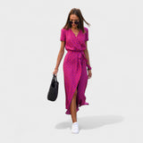 Roosa Liilia - Boho Chic Kleid