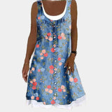 Pehme ja Elegantne Denim Kleid