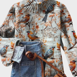 Mónica - Kunstlik Kootud Kampsun