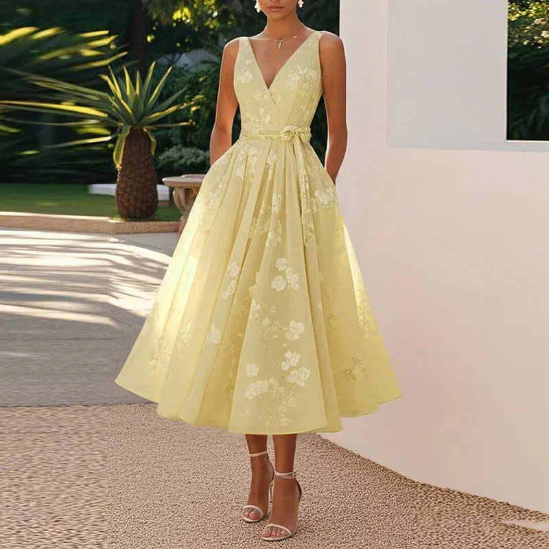 Catarina - Elegantne Midi Kleit