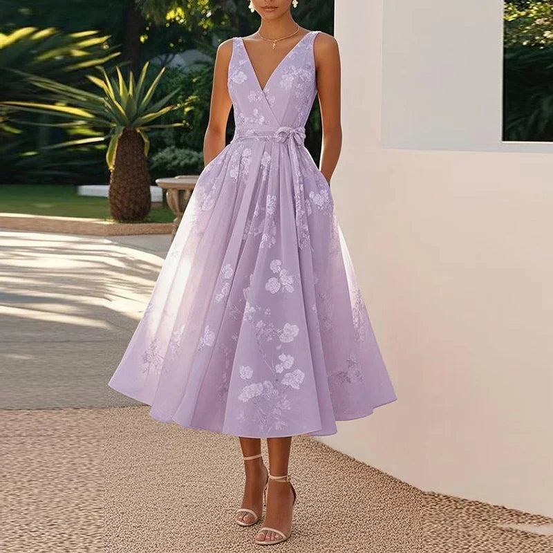 Catarina - Elegantne Midi Kleit