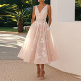 Catarina - Elegantne Midi Kleit