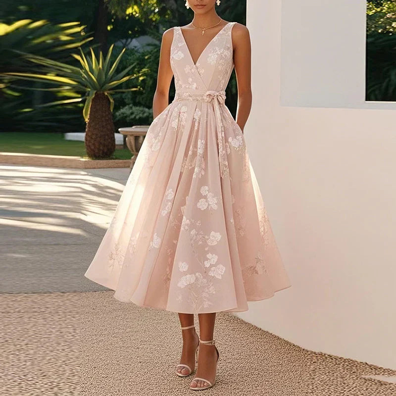 Catarina - Elegantne Midi Kleit