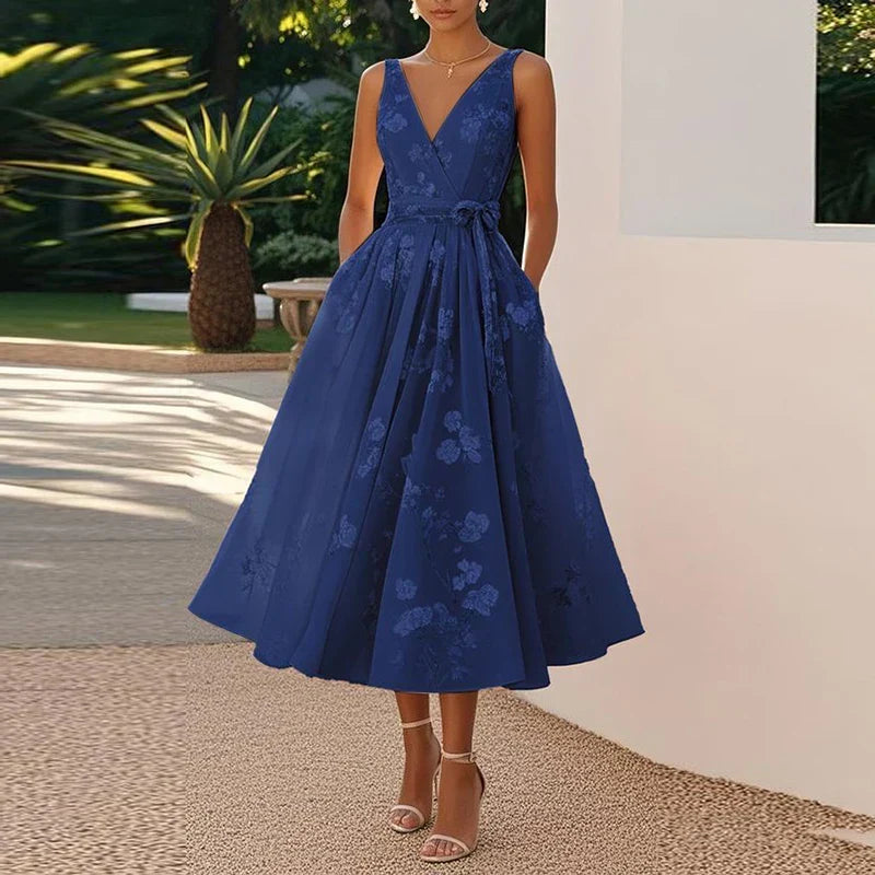 Catarina - Elegantne Midi Kleit