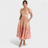 Valentina - Koralllilleline Kleid