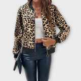 Raquel - Elegantne Leopardimustriga Jakk