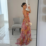 Margarida - Maxi Kleit Lillemustriga