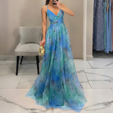 Margarida - Maxi Kleit Lillemustriga