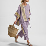 Lorena - Boho Linase ja Bambu Komplekt