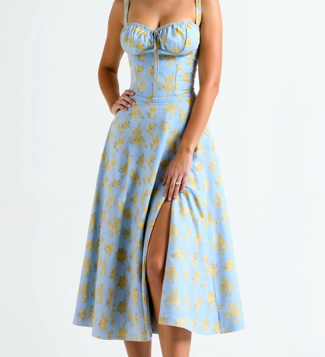 Júlia - Elegantne Midi Kleit