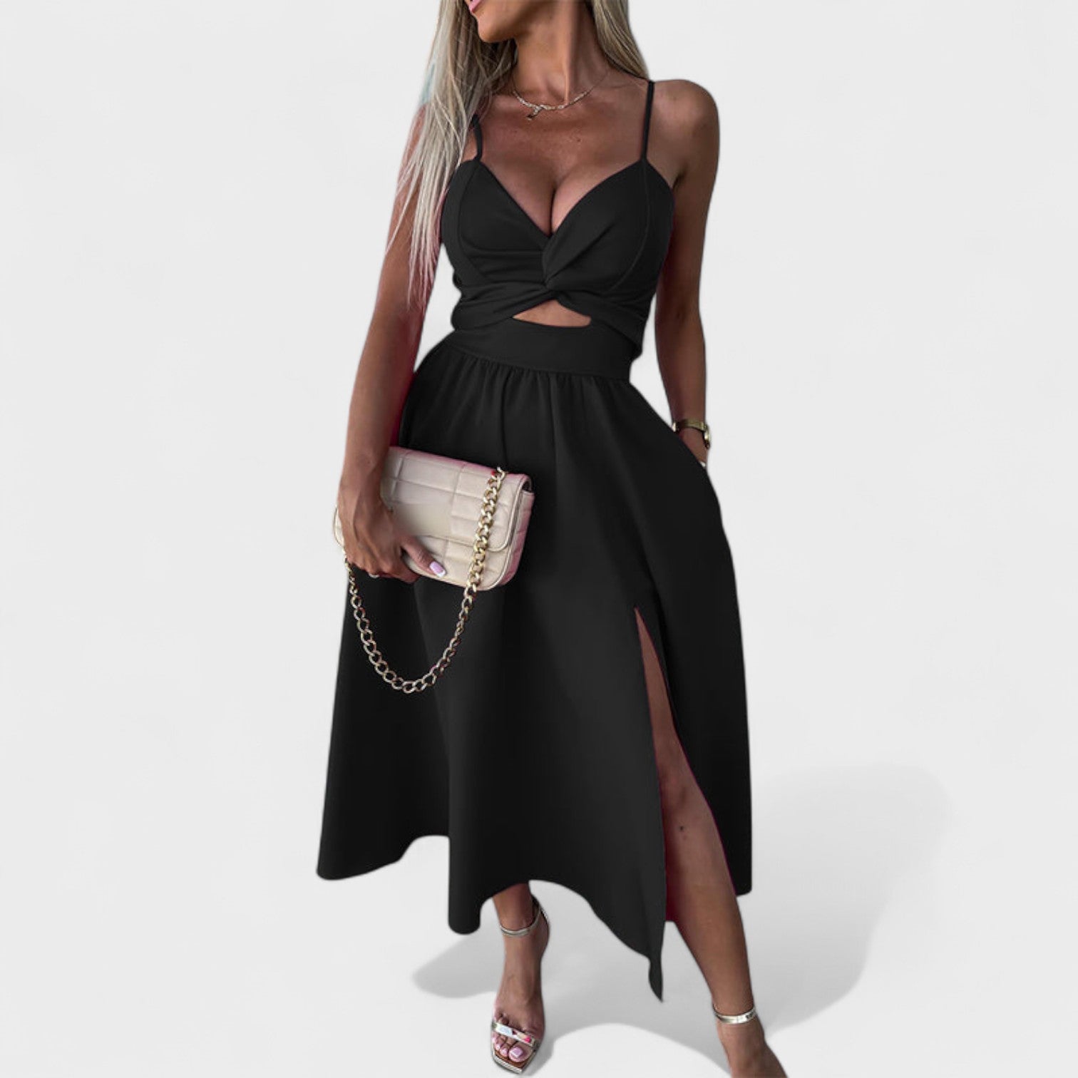 Cielo - Midi Kleid Avatud